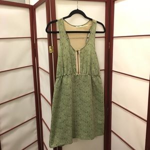 Blue Kimchi Dress with Lace Back. Size medium.